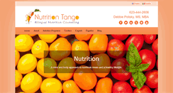 Desktop Screenshot of nutritiontango.com